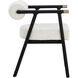 Sova Black / Copenhagen White Dining Armchair